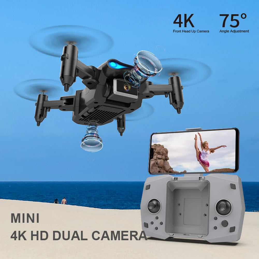 Foldable Mini RC Drone WiFi FPV 4K HD Camera