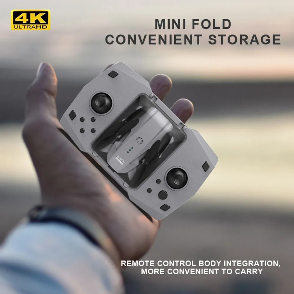 Foldable Mini RC Drone WiFi FPV 4K HD Camera