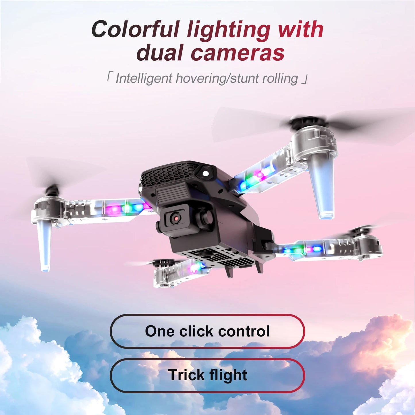 HD 4K Camera Mode Foldable Helicopter Drone