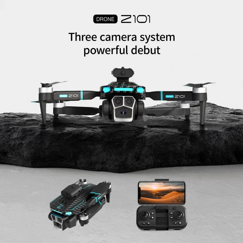 Lenovo Z101 Drone 8K Profesional HD Three Camera