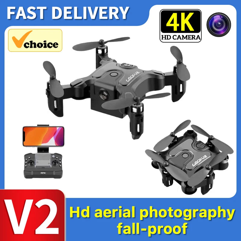 V2 Folding 4K Mini drone