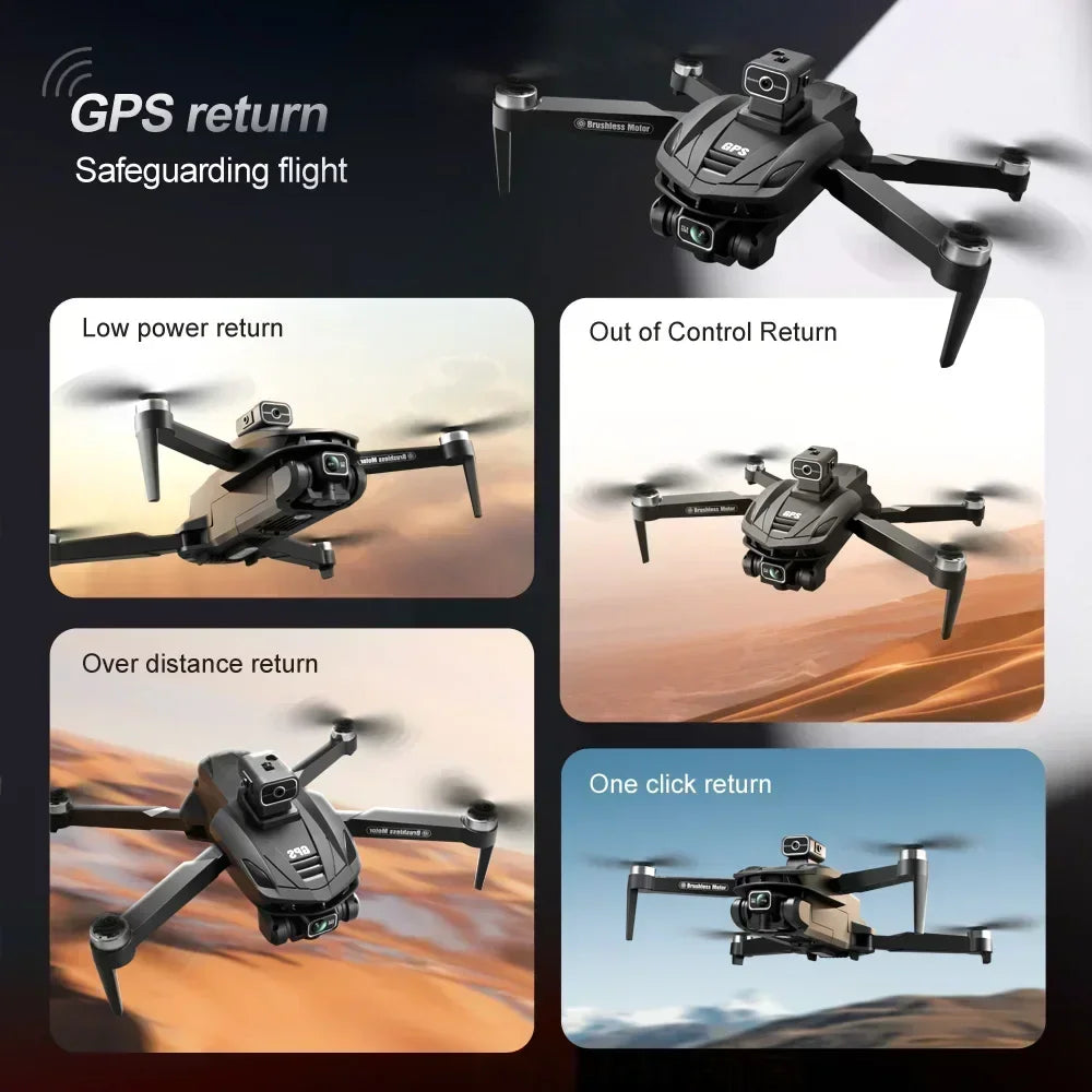 V168 Drone Professional HD Aerial Photography Dual-Camera 360°