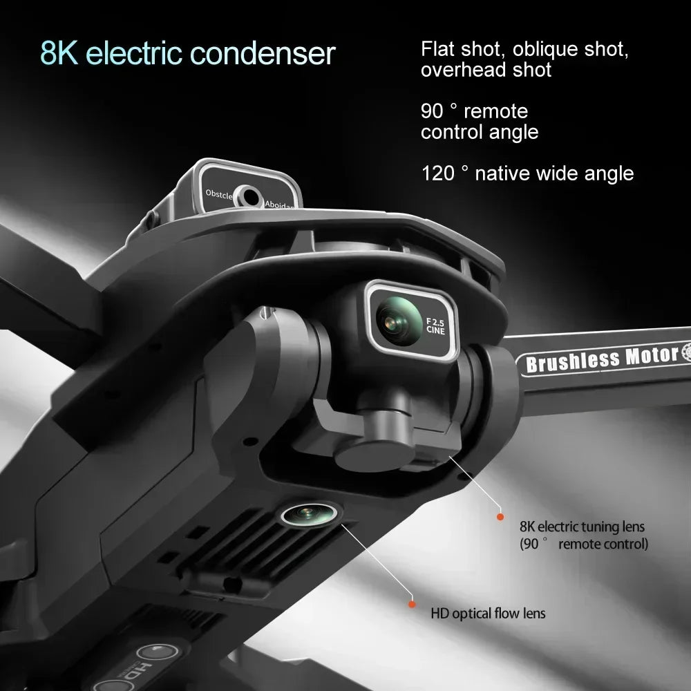V168 Drone Professional HD Aerial Photography Dual-Camera 360°