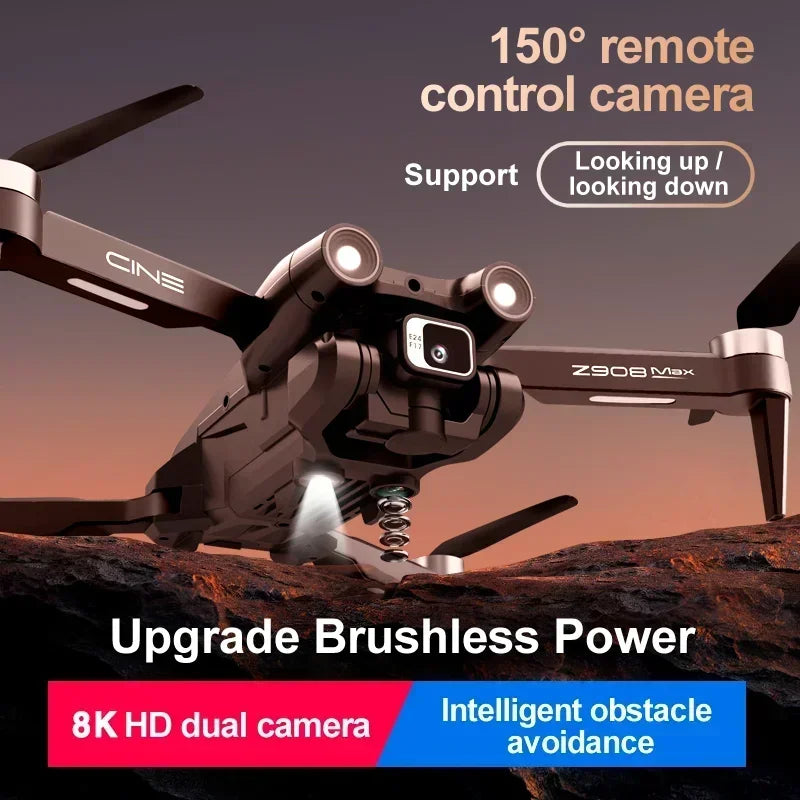 Z908 Pro / MAX Mini Drone 8K Professional Camera