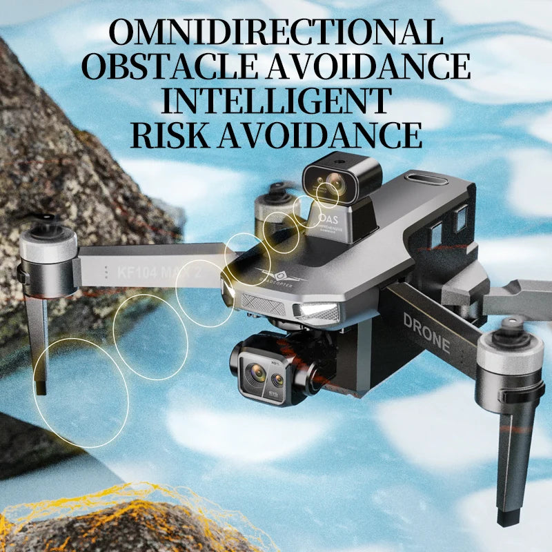 KF104MAX2 Professional Drone With 4K Camera 3-Axis Gimbal
